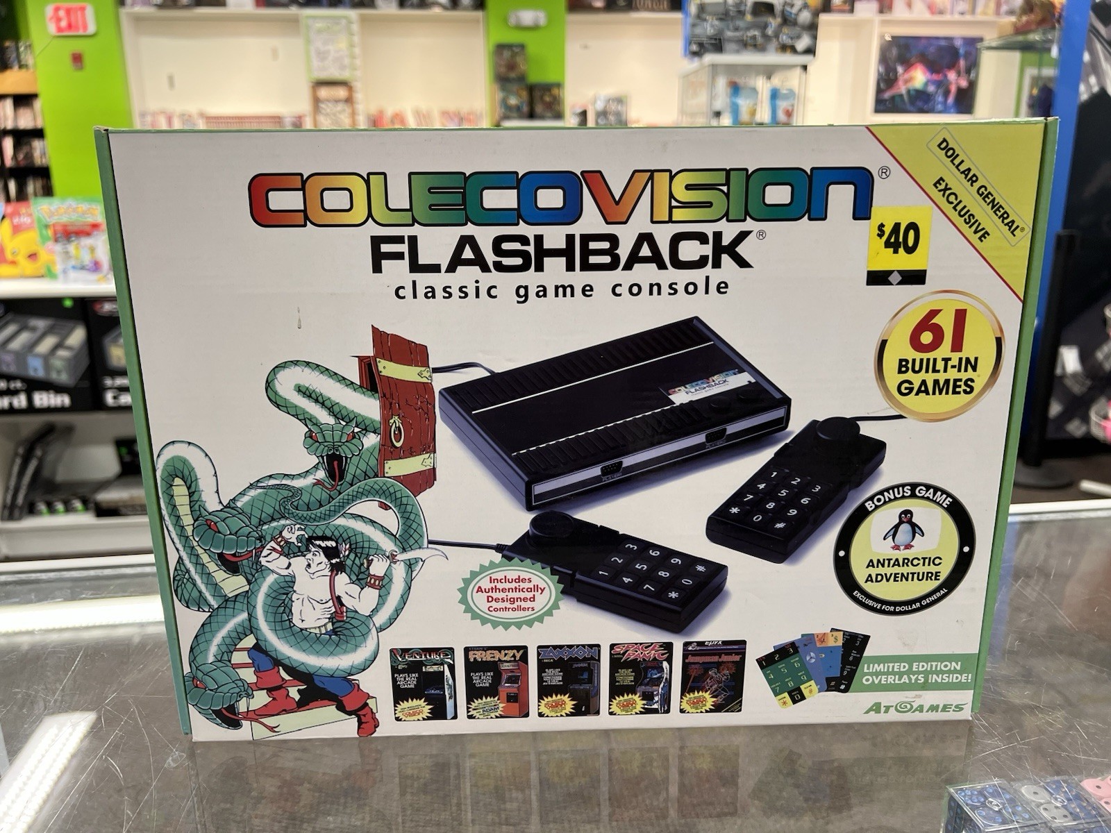 Colecovision Flashback Classic Console 61 Games Dollar General Exclusive