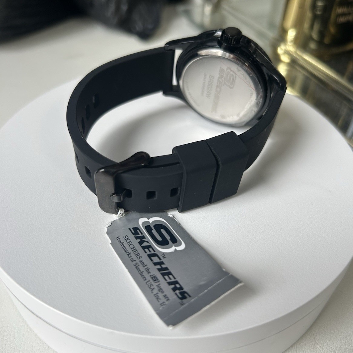 Skechers Unisex Analog Wristwatch Black Silicone Band Casual Round