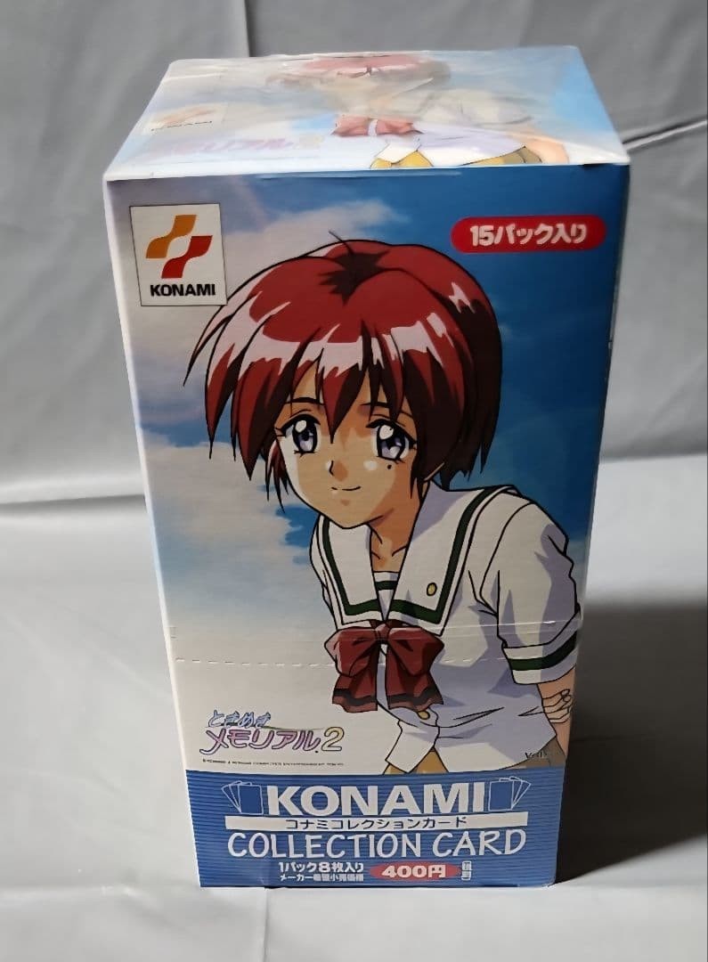 Konami Tokimeki Memorial 2 Card Collection Shrink Wrapping Damaged Used