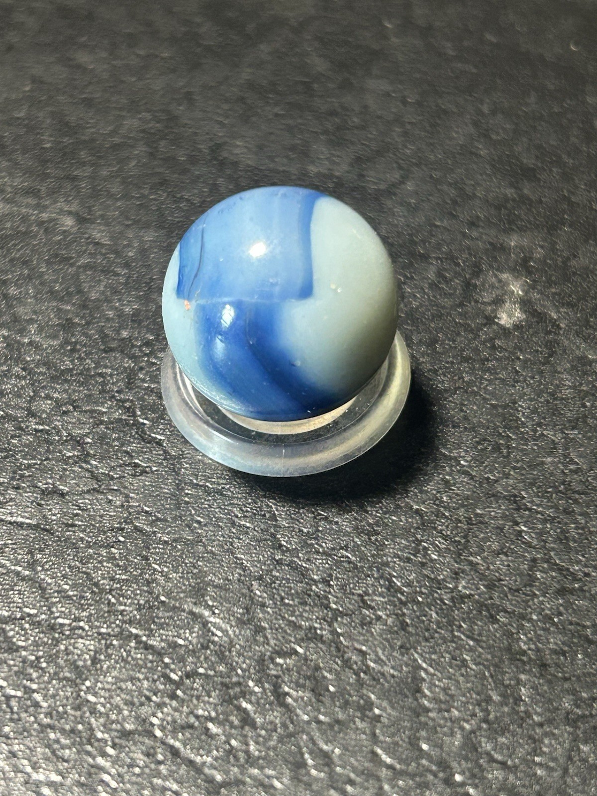 Mint Peltier Inky Marble HTF .64” Text Book Example