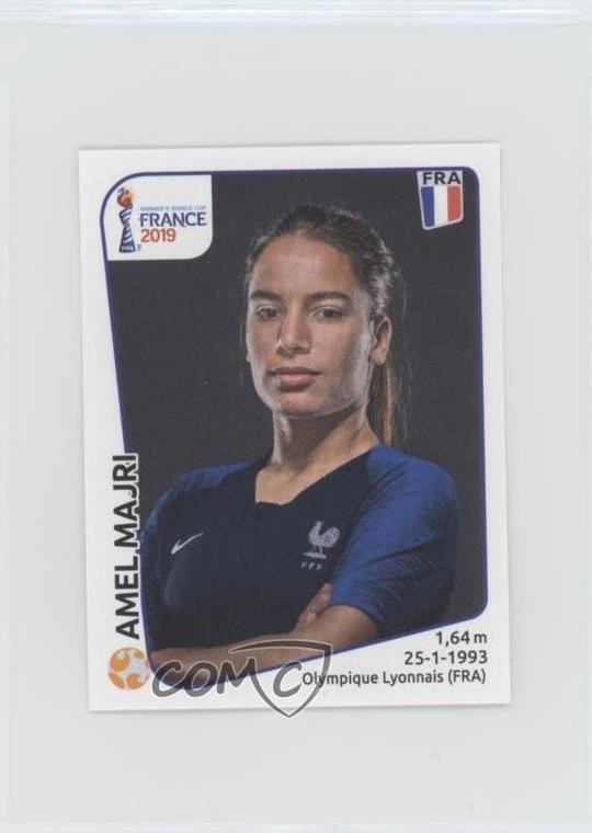 2019 Panini Fifa Women's World Cup France Album Stickers Amel Majri #32 0a2