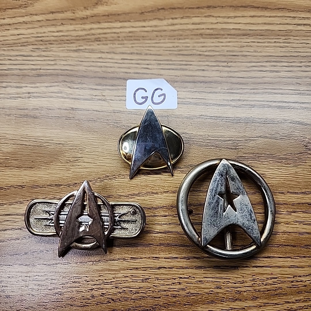 Vintage Paramount Pictures Star Trek Pins 1980-1990s