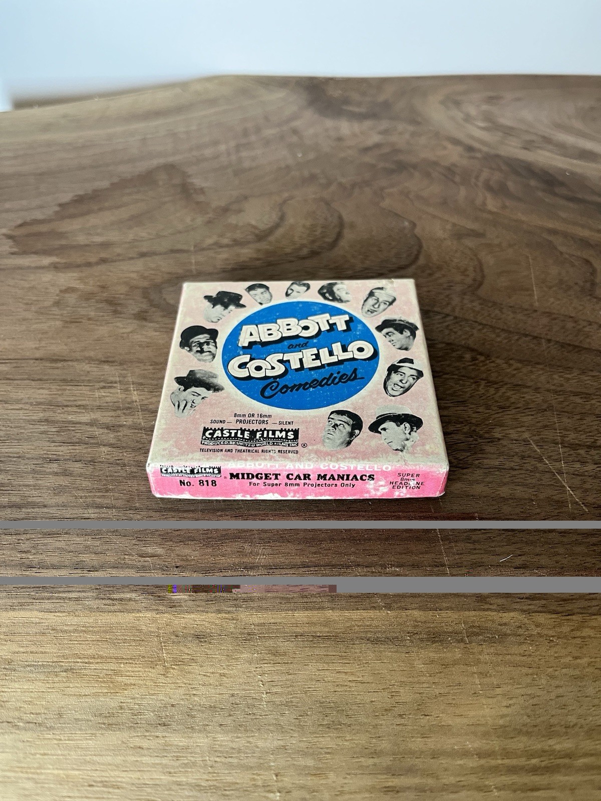 Vintage Abbot and Costello Comedies “Midget Car Maniacs” 8mm