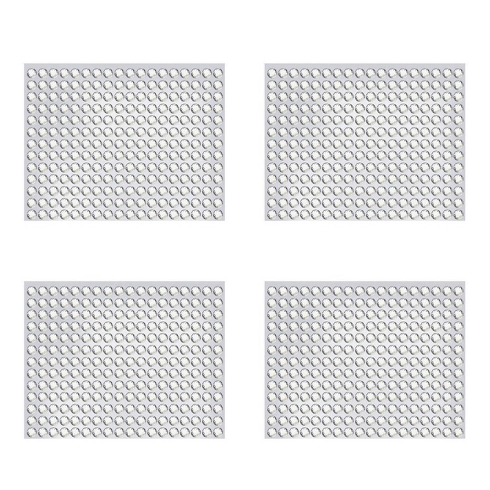 2016 Pcs 6mm DIY Bling Crystal Self-Adhesive Rhinestone Sticker G4Y78705