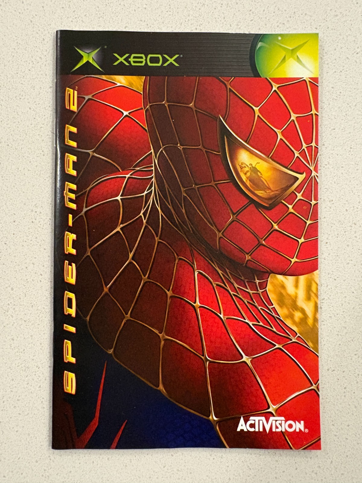 SPIDER MAN 2 - XBOX - INSTRUCTION MANUAL AUTHENTIC