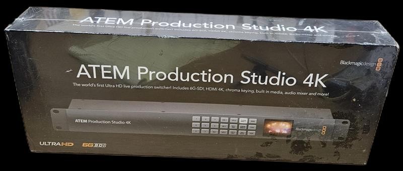Blackmagic Design ATEM Production Studio 4K Live Switcher NEW