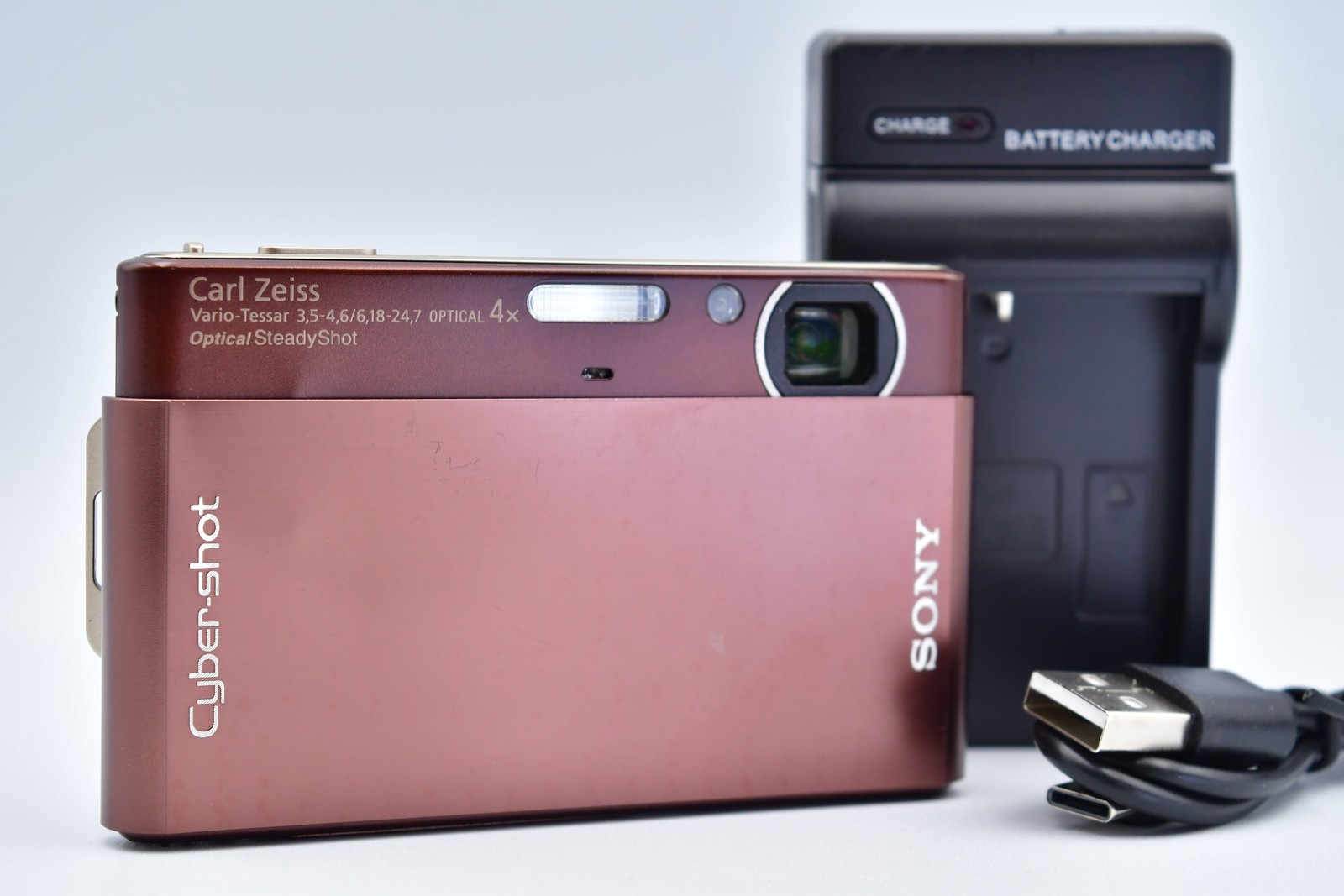 ⏯️[Excellent+5] Sony Cyber shot DSC-T77 Brown Digital Camera Japanese Only