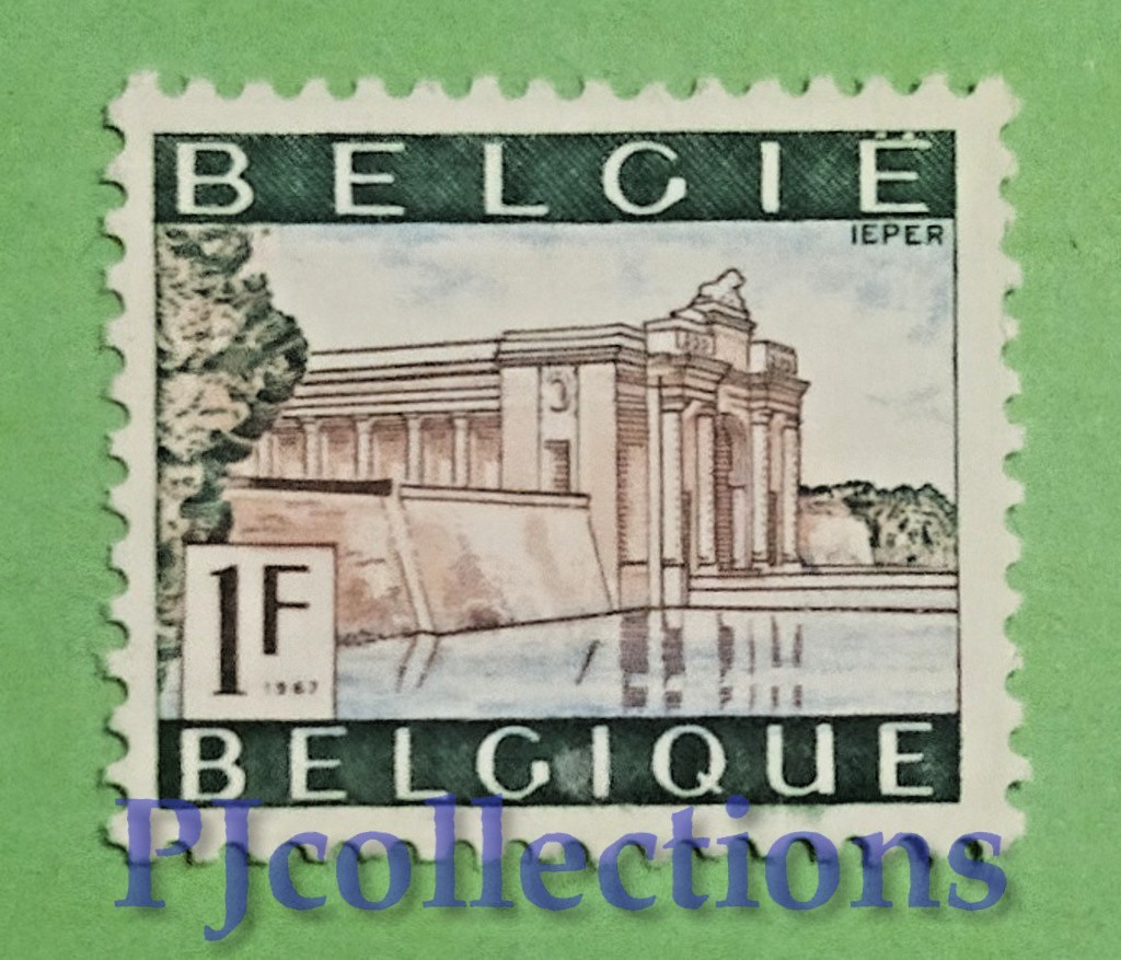B1028 - BELGIUM 1967 TOURIST SERIES - IEPER Fr. 1 MNH