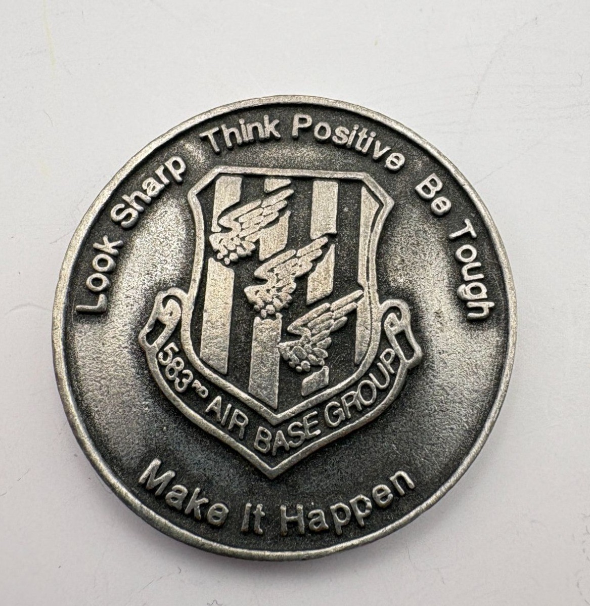 Challenge Coin 583rd Air Base Group Military From the Commander Emblem