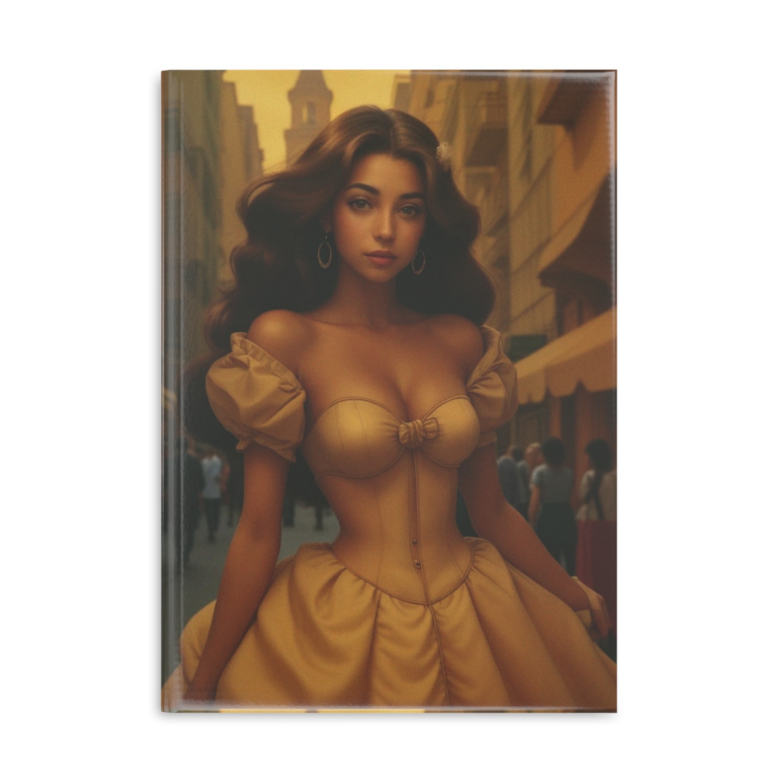 Elegant Puffy Cover Notebook - Dreamy Design, Journaling, Gift for Her