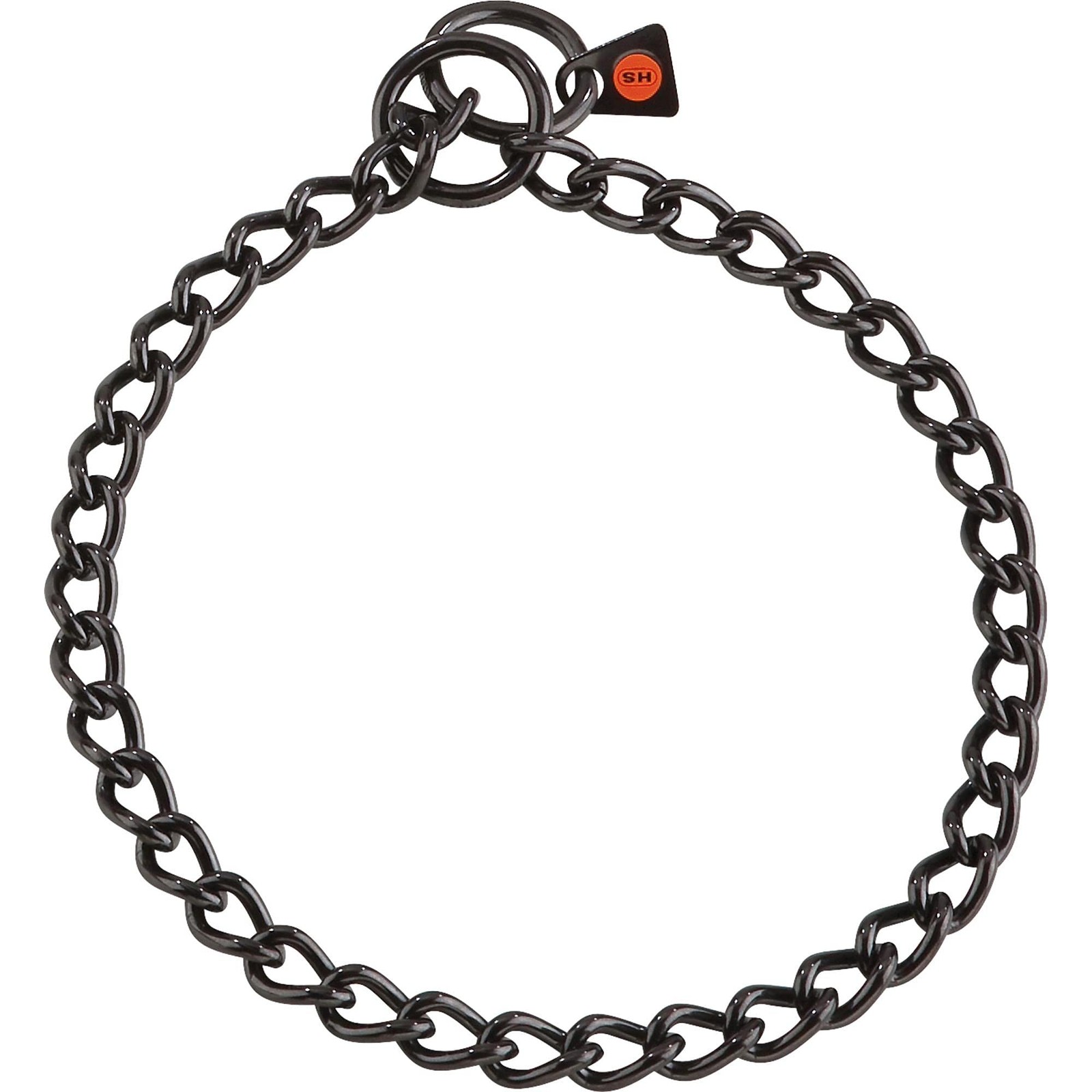 Herm Sprenger Choke Dog Training Collar Slip Chain Stainless Steel 26in Black