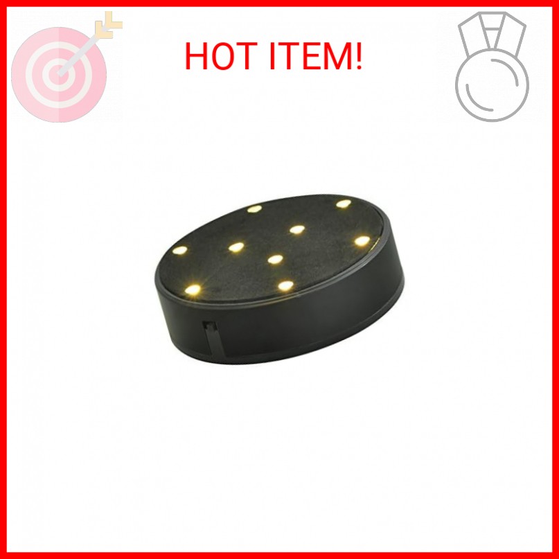 KITOSUN 4inch LED Light Base - Vase Stand Light with 9 Super Bright LEDs for Cen