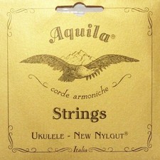 6 x  Aquila 6u Soprano Ukulele Wound 4th Low G  Single String
