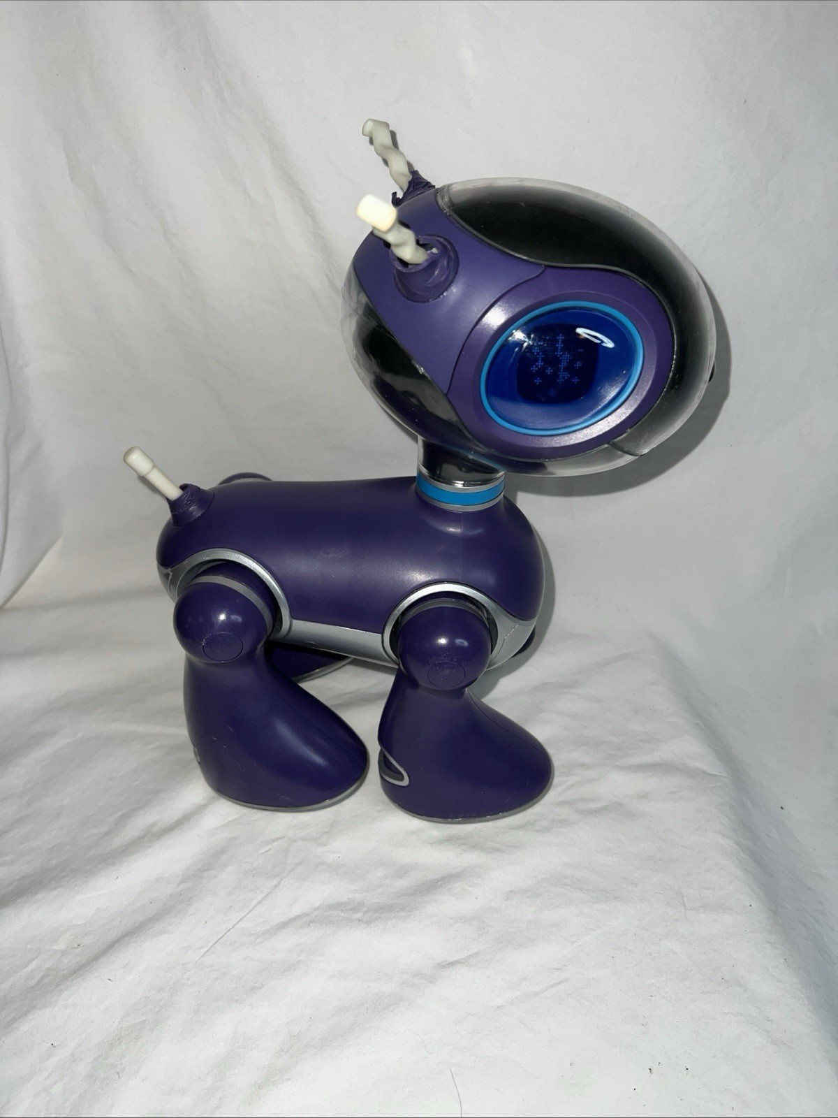 Tiger Electronics Mio Pup Robot Dog Purple Hasbro 2007 Working No Remote