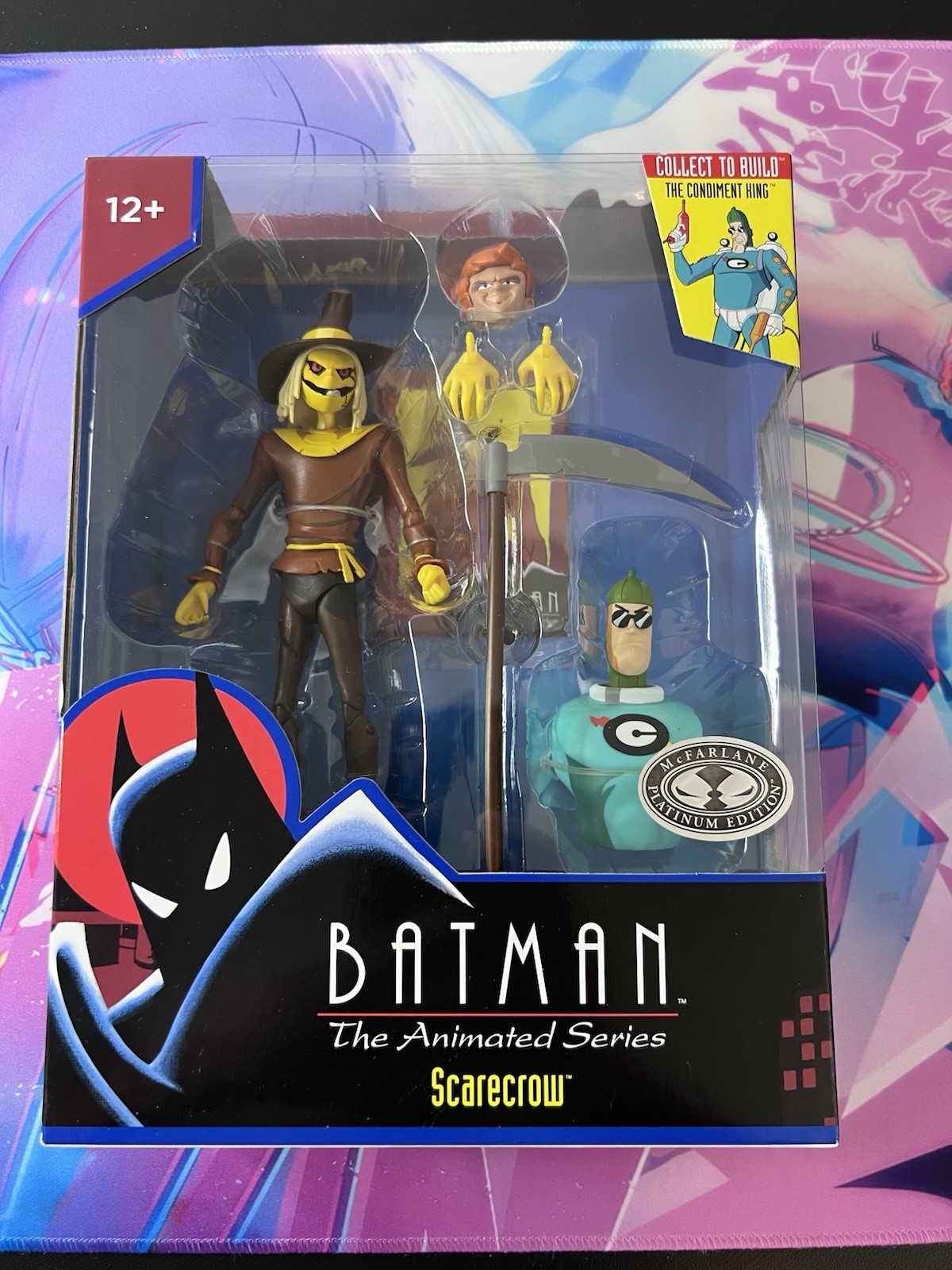 McFarlane DC Batman Animated Series SCARECROW Condiment King BAF Build A Figure