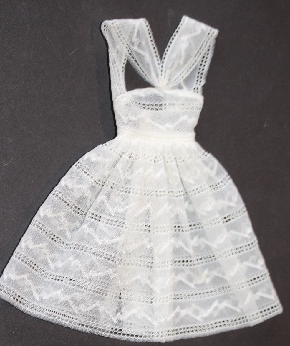 *VINTAGE BARBIE 1961 ORANGE BLOSSOM  #987 LACE JUMPER--EXCELLENT  3-6-26