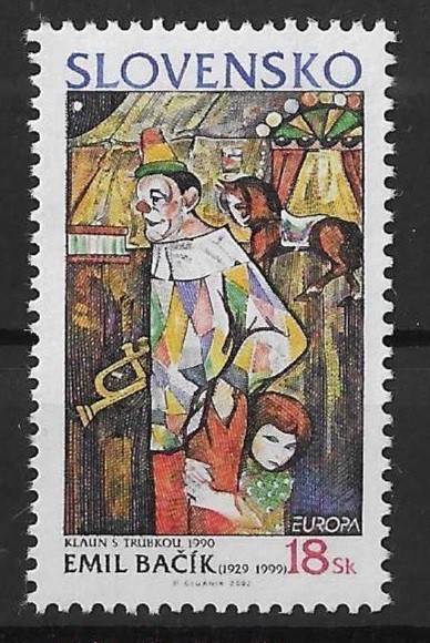 2002 - SLOVAKIA - EUROPE CEPT - THE CIRCUS - 1 VALUE NEW MNH MF111050