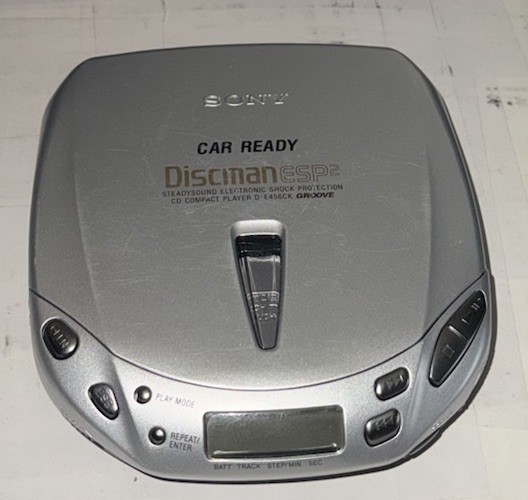 Sony Discman ESP2 Model D-E456CK Groove CD Player Only Tested Working