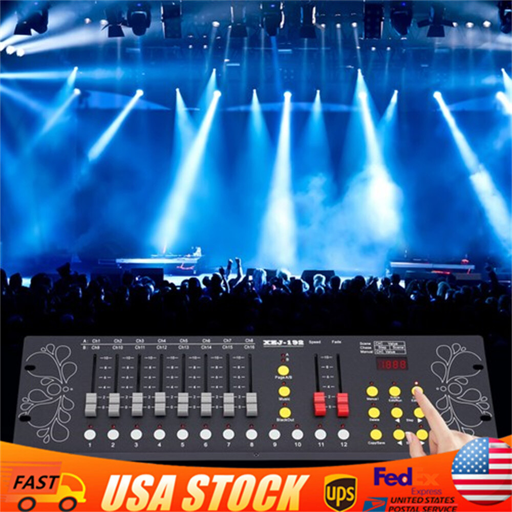 USA NEW Dmx Controller Dj Lighting Controller Stage Equipment Disco Party Bars