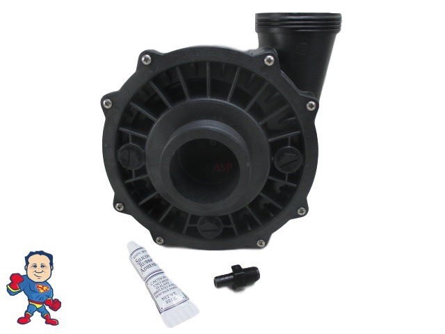 Waterway Spa Hot Tub Pump Wet End 2" X 2" 48 Frame Barb 2 HP Executive Video