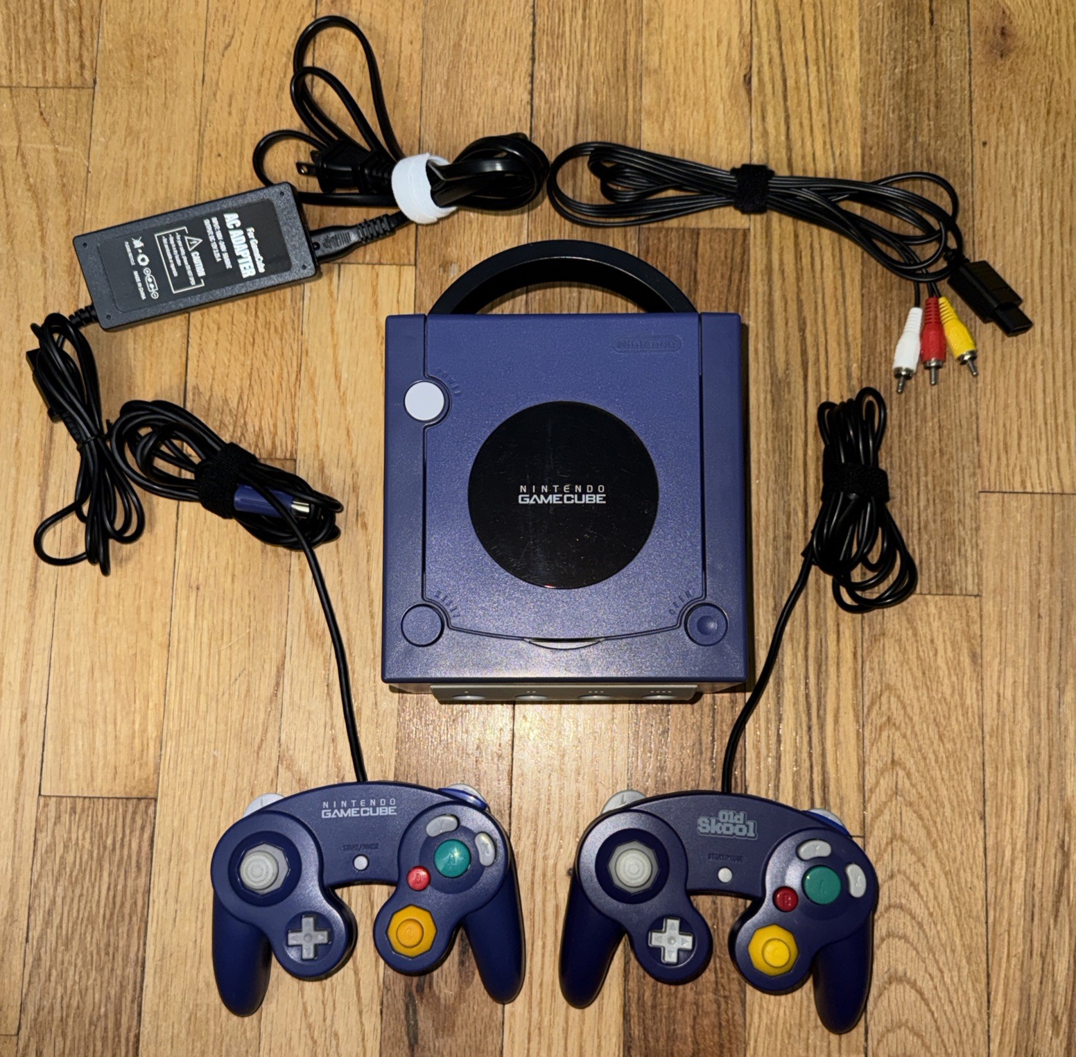 Nintendo GameCube Video Game Console DOL-001 Indigo - Cleaned & Tested