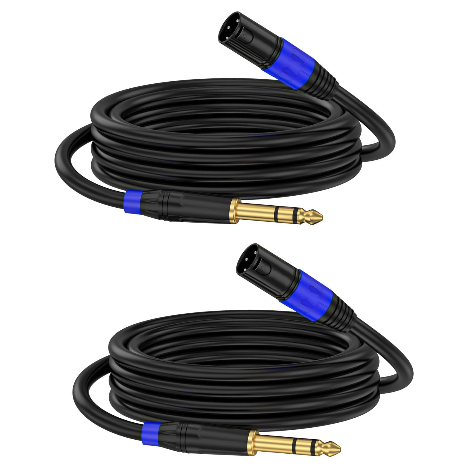 1/4" TRS to XLR 1.2M Pro Balanced Interconnect Cable,XLR Male to 1/4 Inch (6....