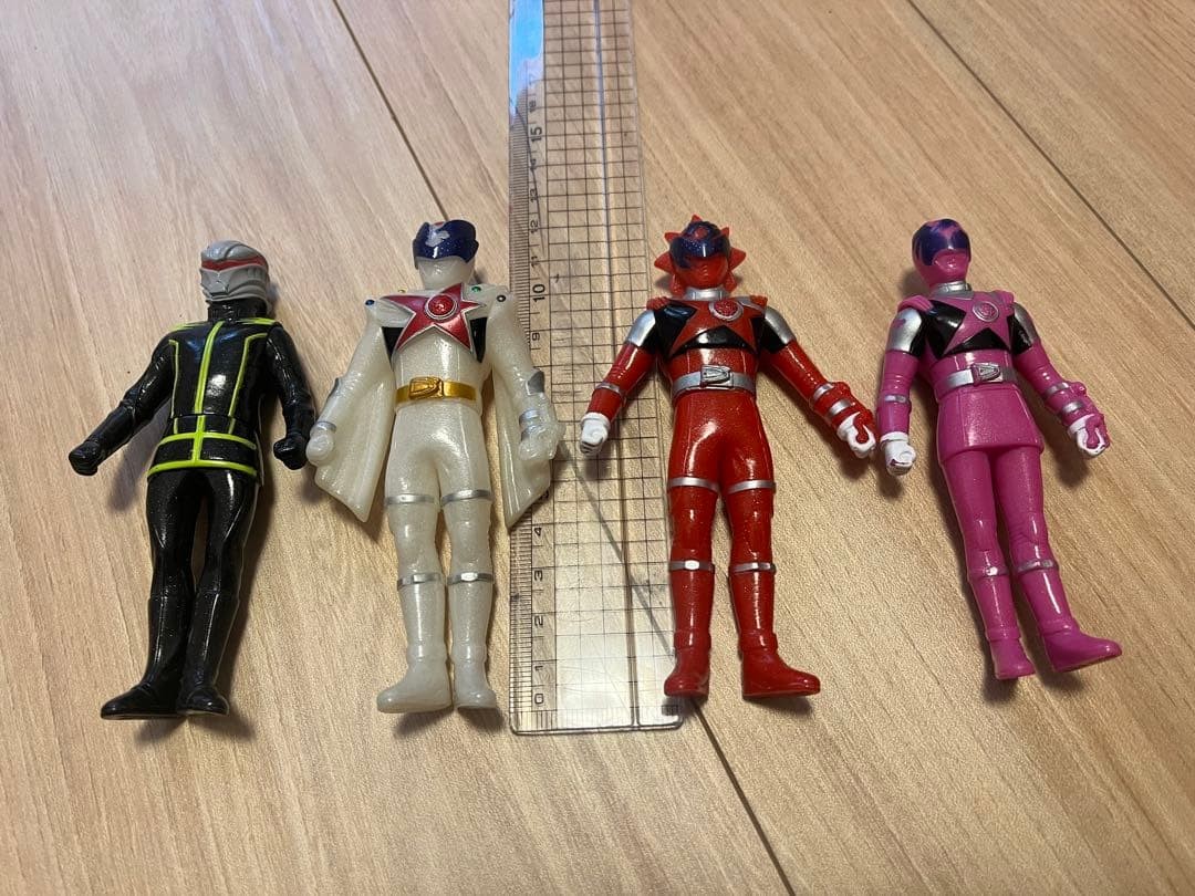 Toei Kyuranger Super Sentai Series Soft Vinyl Figure Set Of 4