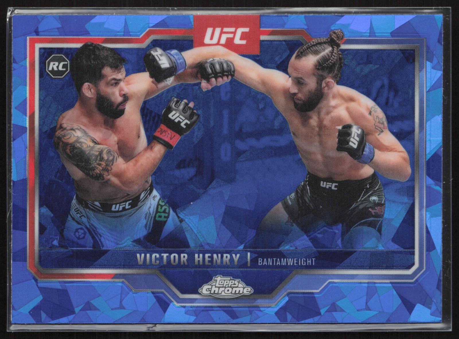 2025 Topps UFC Chrome Sapphire Victor Henry #59 RC