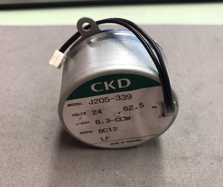 CKD Timer Motor J205-339  8.3-CCW  24VAC 