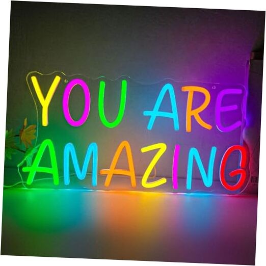 Room Decor Classroom Colorful Dimmable Led Letter You Are Amazing Neon Sign
