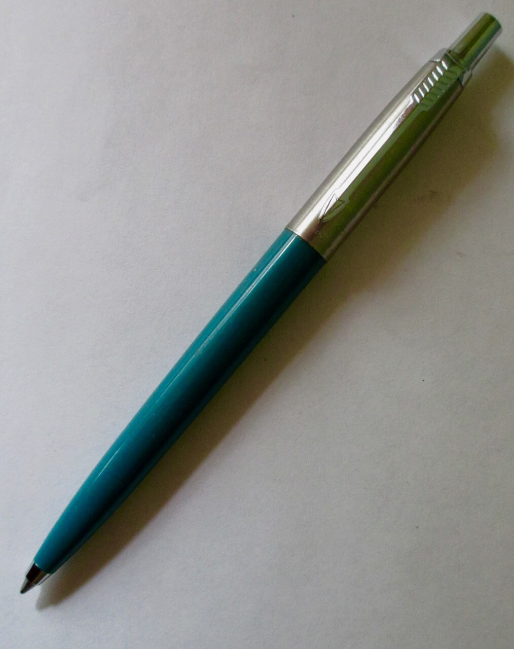 Parker Turquoise Ballpoint Pen Vintage USA