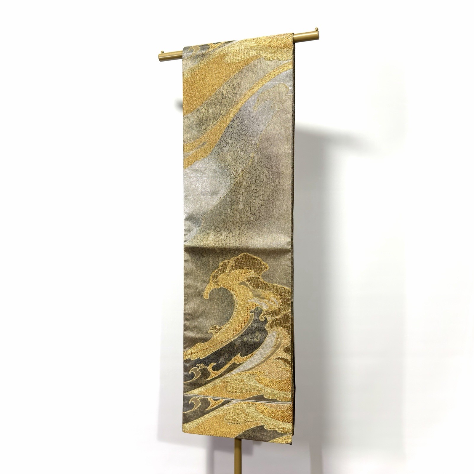 Woven Silk Artwork Nishijin Takashima Orimono - High-End Textile Collection