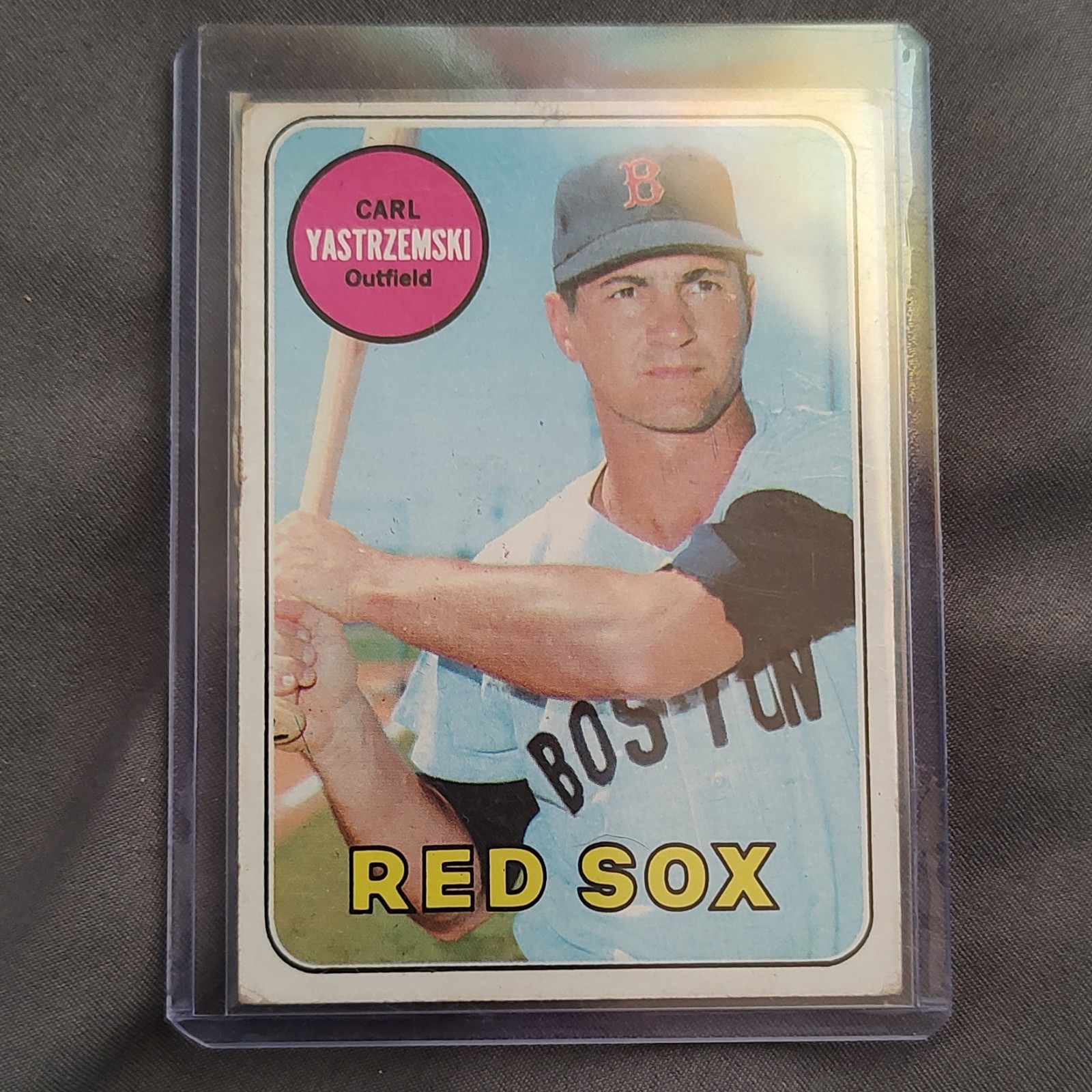 Carl Yastrzemski 1969 Topps Base Set #130 Boston Red Sox Baseball Card