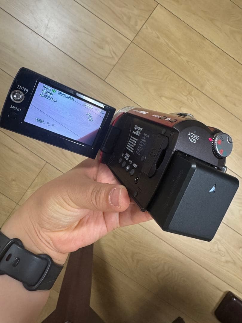 Panasonic SDR-H80 Red 60GB HDD Digital Video Camera Camcorder Used