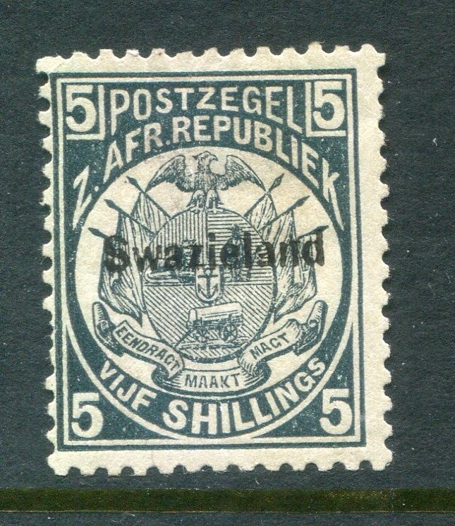 Swaziland #7 Coat of Arms 5 Sh. [Mint Hinged]