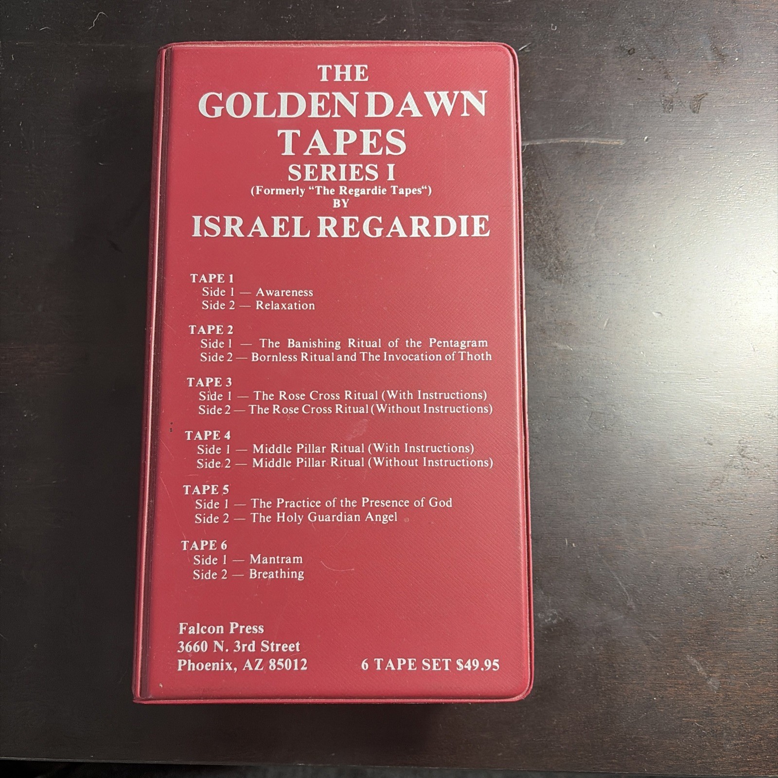 The Golden Dawn Tapes Series I and III by Israel Regardie 8 Audio Cassettes 1986