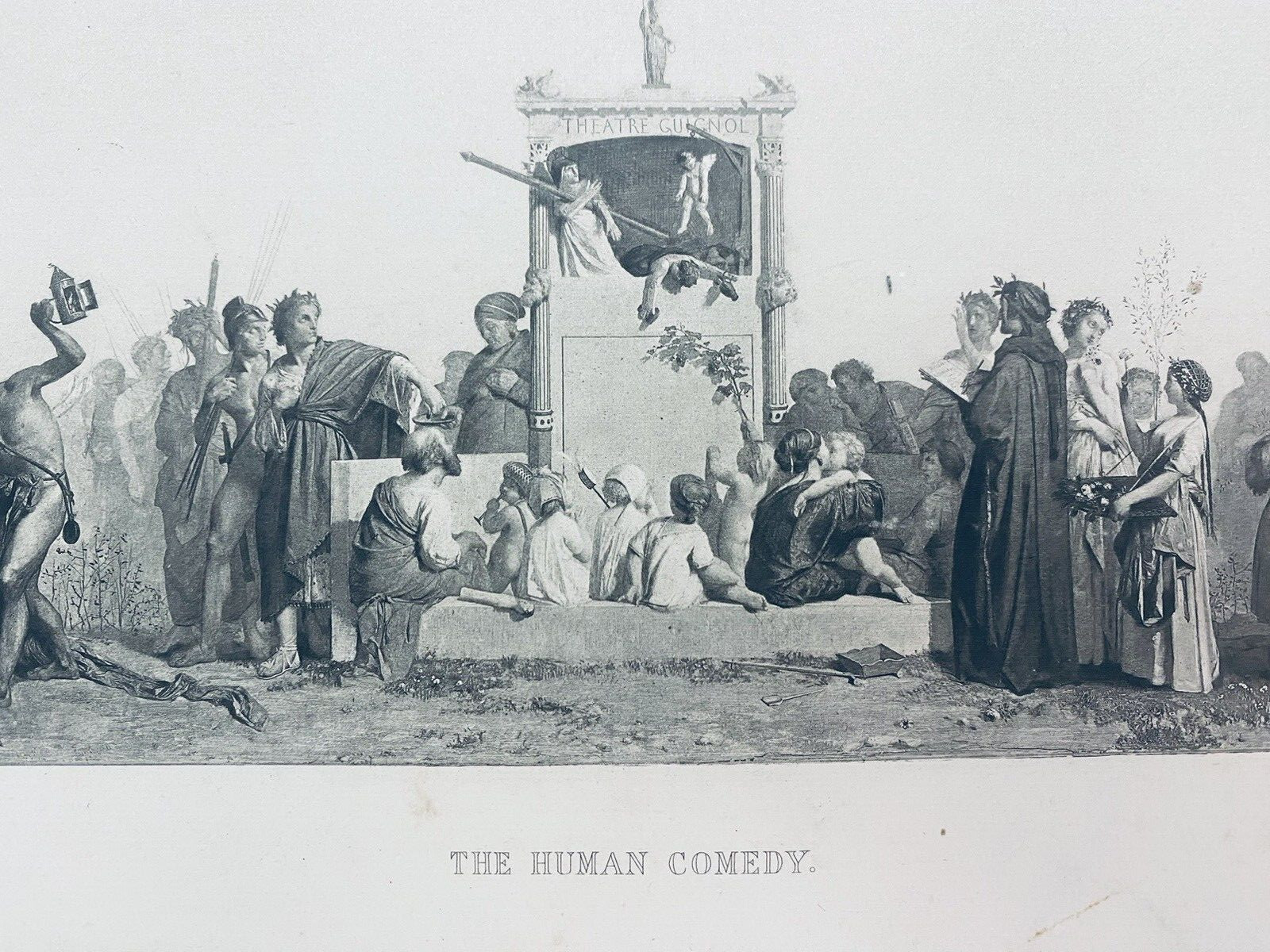 John Louis Hamon ~ The Human Comedy ~  Photogravure Gebbie Husson Louvre