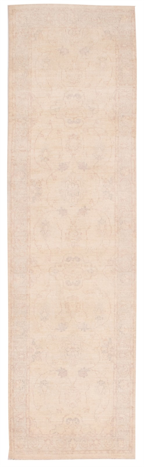 Vintage Hand-knotted Runner Rug 2'8" x 9'2" Traditional Oriental Wool Carpet