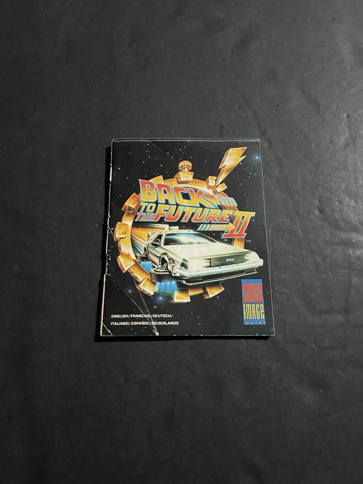 back to the future 2 Amiga Atari Manual Only