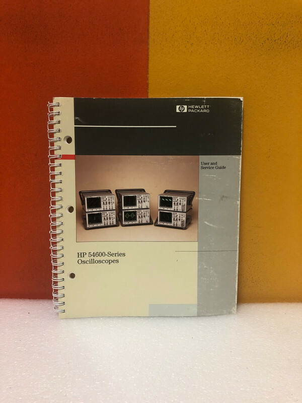 HP 54600-97004 54600-Series Oscilloscopes User & Service Guide