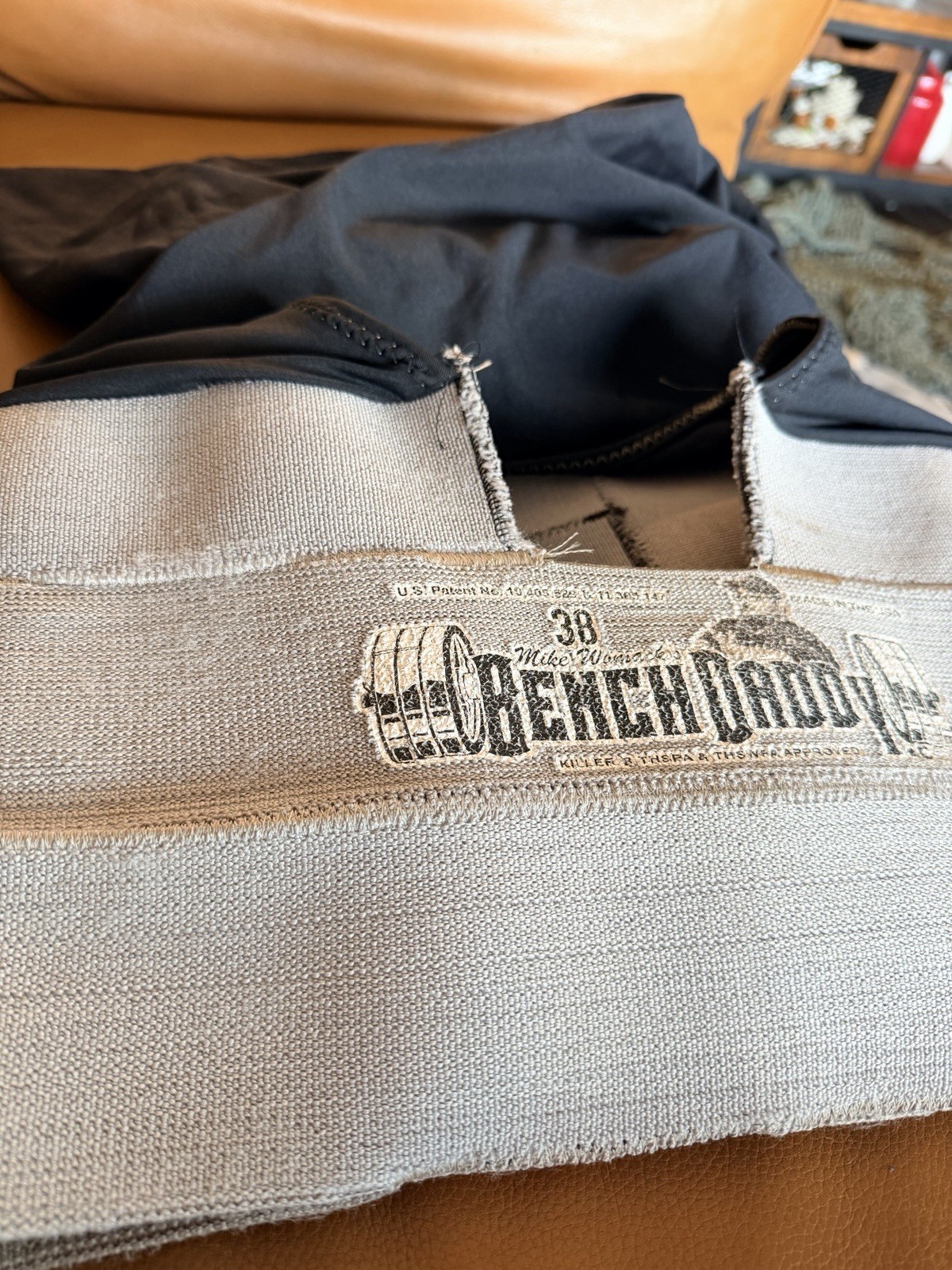 Bench Daddy size 38 Killer B - Silver triple band THSPA approved Bench Shirt