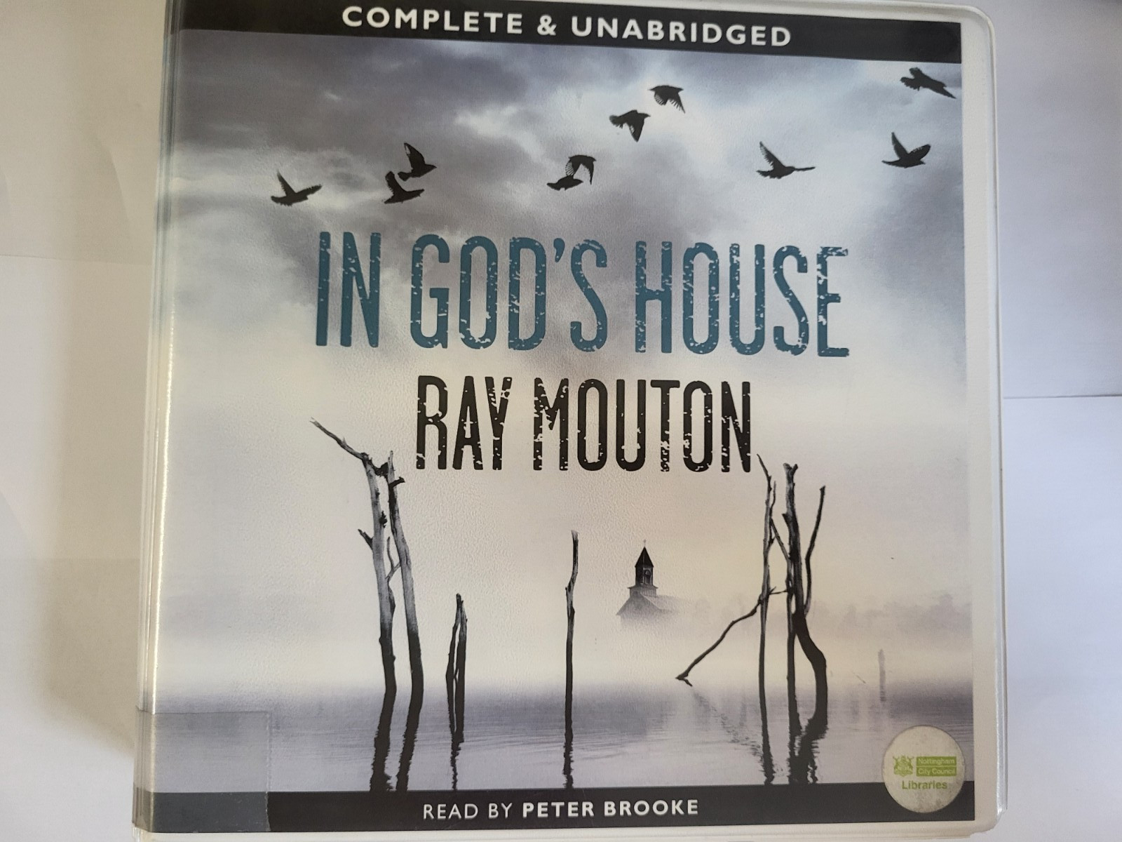 RAY MOUTON - IN GOD'S HOUSE - 16 CDS AUDIOBOOK UNABRIDGED DISC ONLY