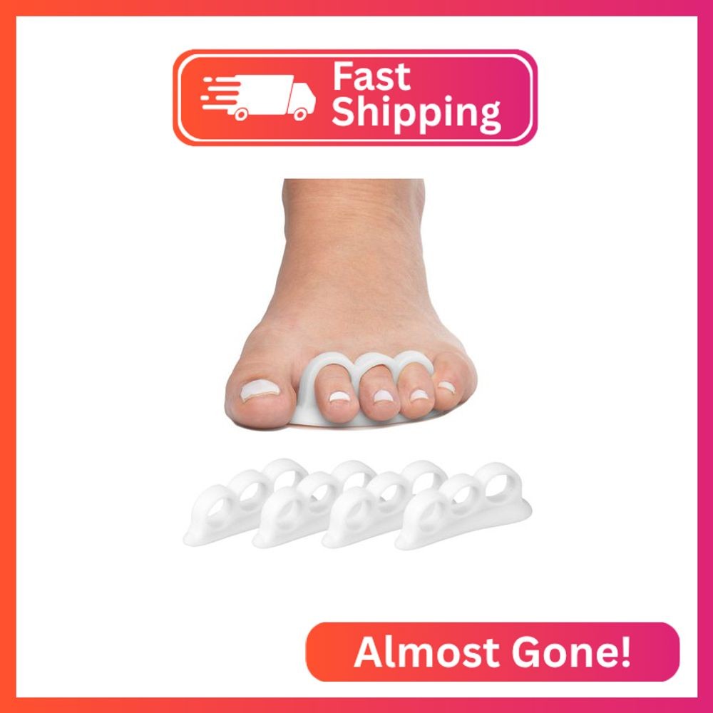 ZenToes Hammer Toe Corrector for Women & Men | Triple Loop Gel Toe Spacers & Sep