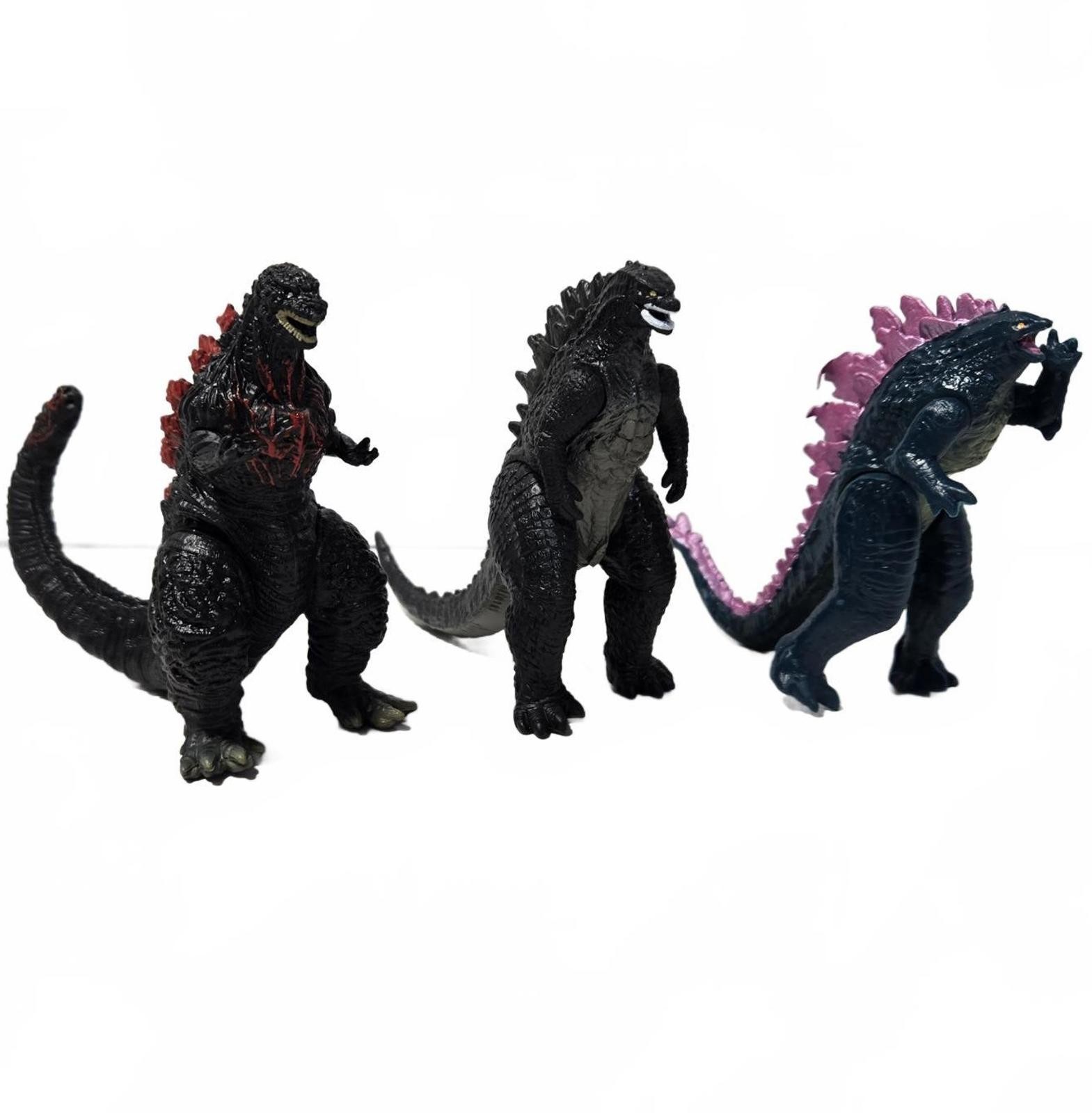 Triple Feature: Monsterverse Godzilla Action Figures / 3" / New