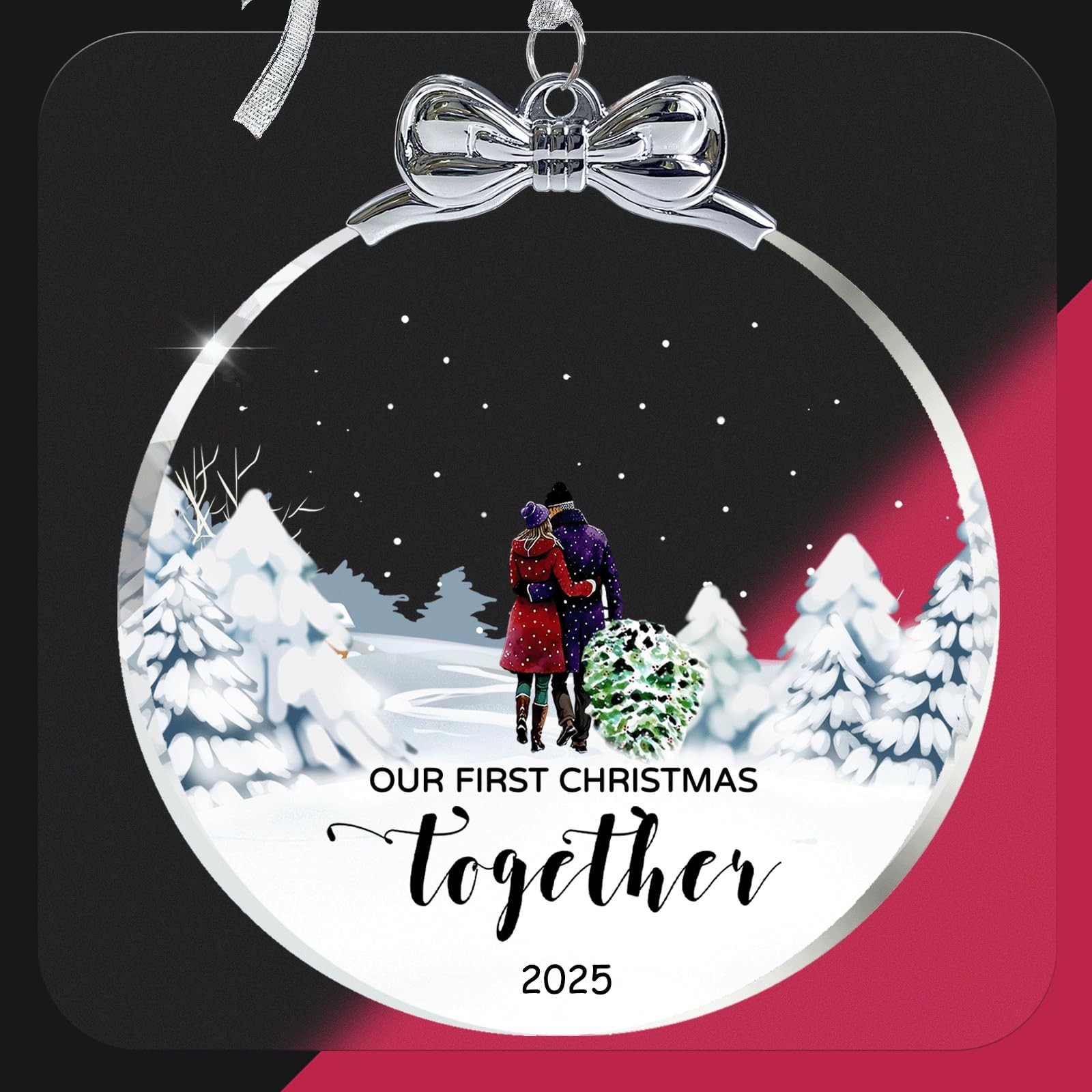 Our First Christmas Together Ornament 2025 - Xmas 2025, 2025 