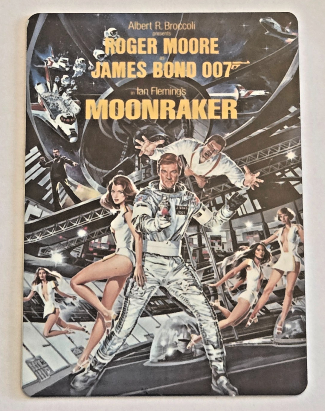 James Bond Archives 2017 Metal Poster Card M11 MOONRAKER 68/100