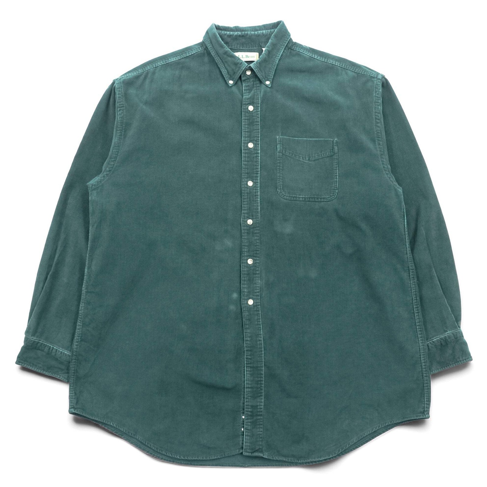 Vintage 80s L.L.Bean Corduroy Button-Down Shirt (Size XL)