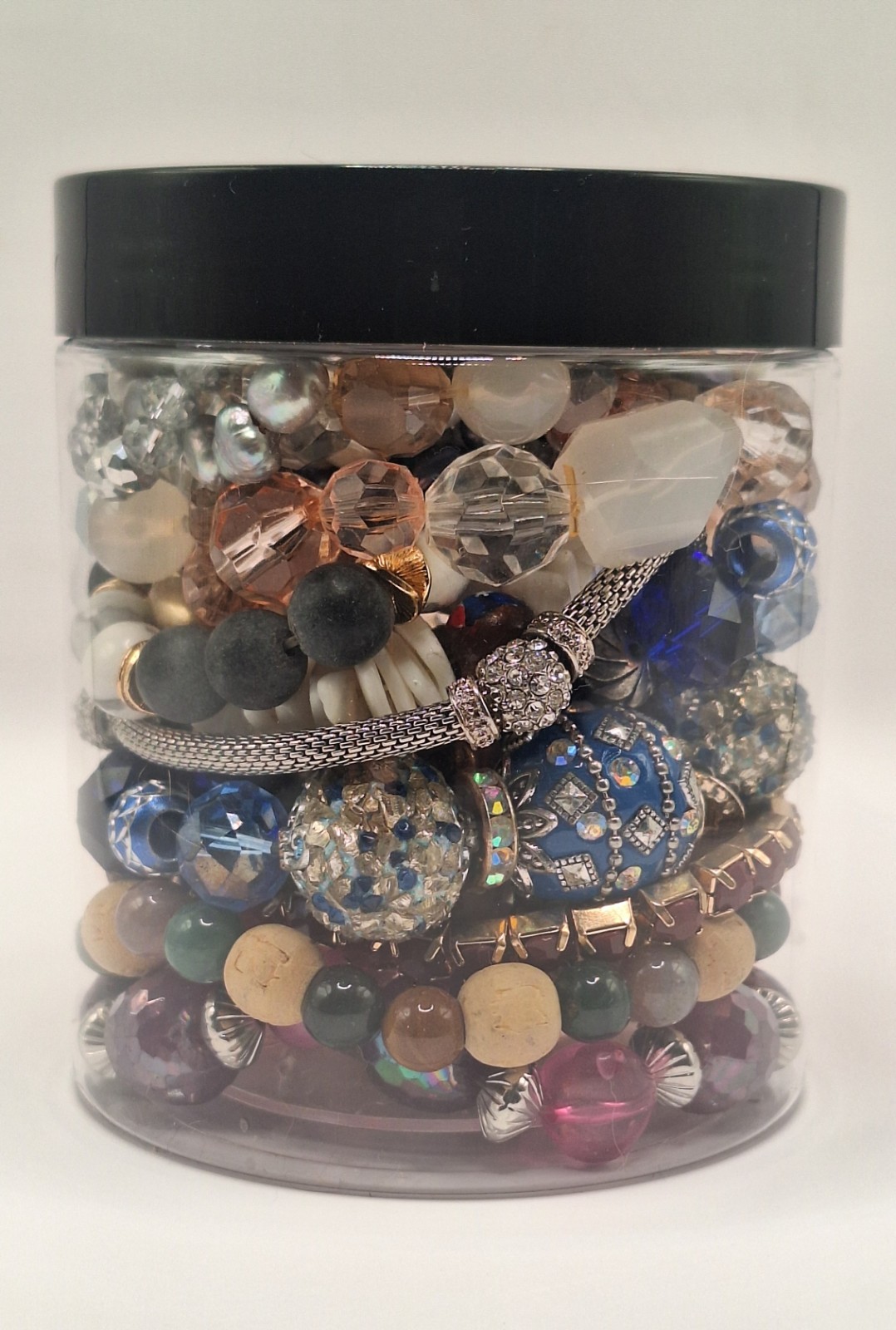 Mystery Jewelry Jar Of Stretchy Bracelets A-1