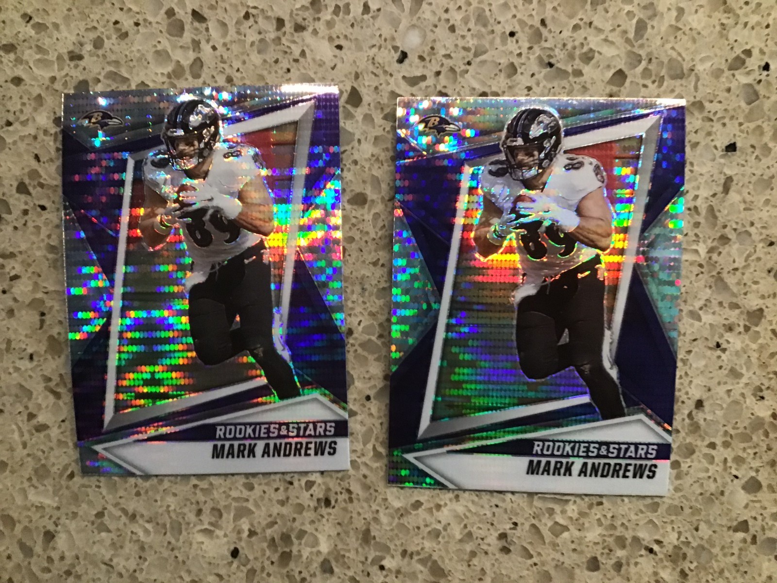 2021 Panini Rookies & Stars Mark Andrews Pulsar Prizm 2 card LOT FREE Ship
