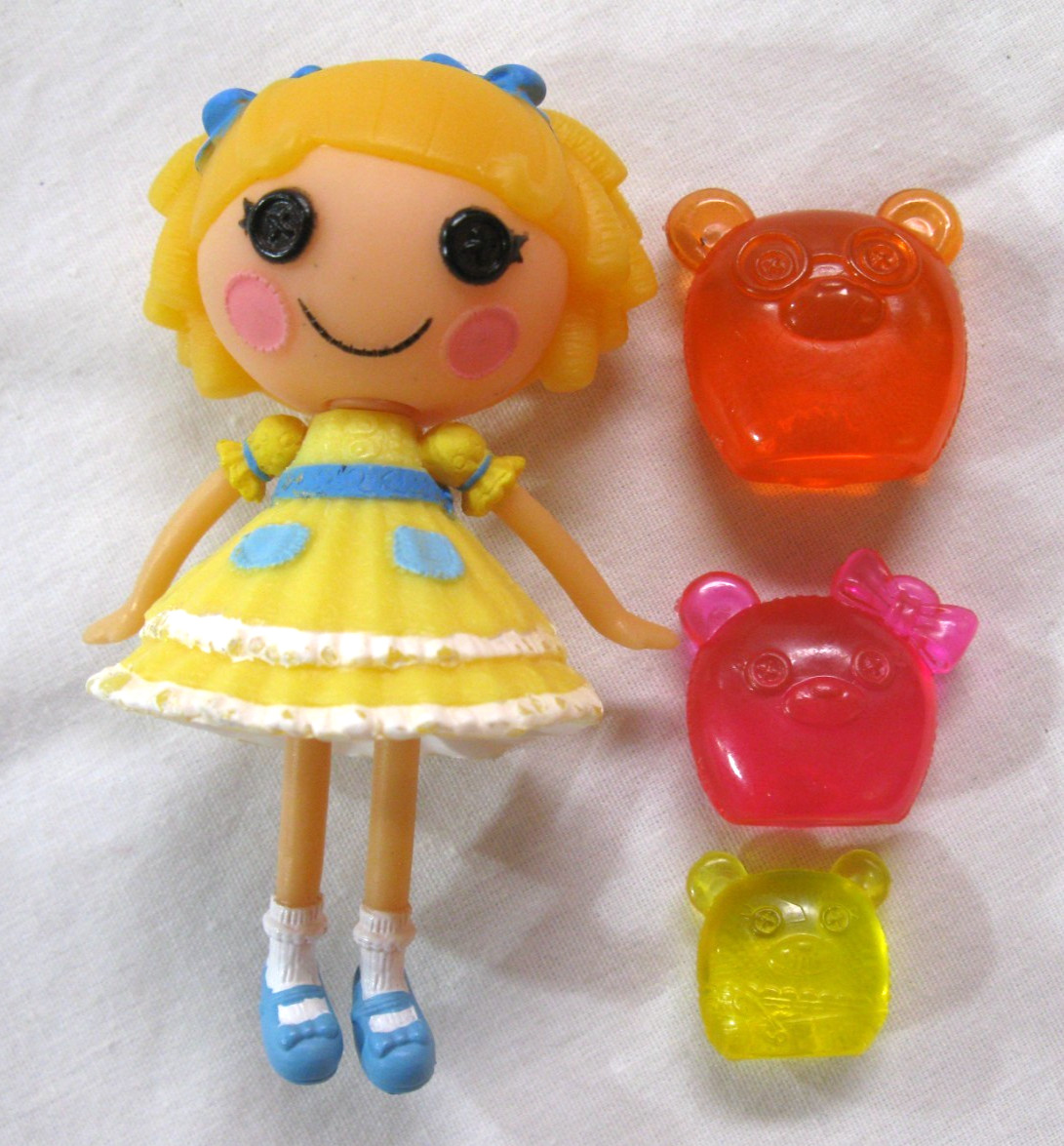 Mini Lalaloopsy Curls N Locks 3" Doll & 3 Bears